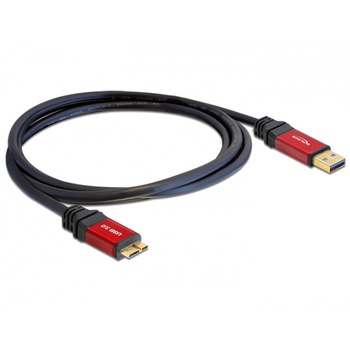 Cablu Delock USB 3.0 Type-A tata > USB 3.0 Type Micro-B tata 2 m Premiu Cablu Delock USB 3.0 Type-A tata > USB 3.0 Type Micro-B tata 2 m Premiu