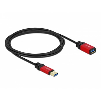 Cablu extins Delock USB 3.0 Type-A tata > USB 3.0 Type-A mama 2 m Premiu Cablu extins Delock USB 3.0 Type-A tata > USB 3.0 Type-A mama 2 m Premiu