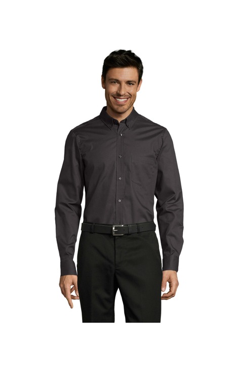 Мъжка риза, Bussines Modern Men, памук, сива, Сив