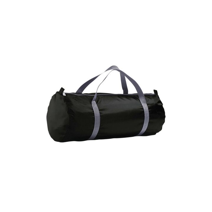 Спортна чанта Soho, Sols, Полиестер, 52x22 см, 20 L, Черен/Сив