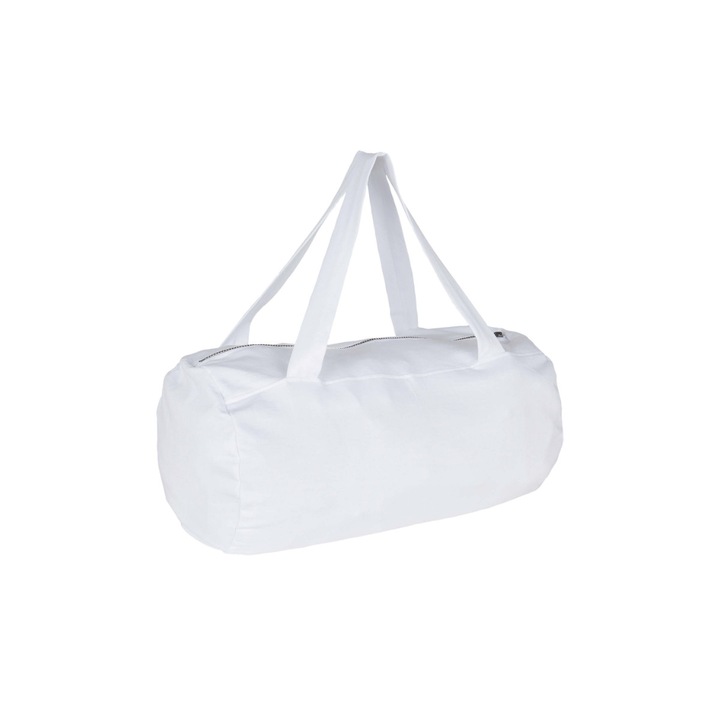 Спортна чанта Laguna, Sols, Памук/Полиестер, 45x25 см, 22 L, Бяла
