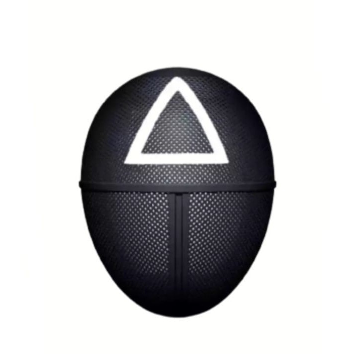 Masca Squid Game , Forma Triunghi , negru