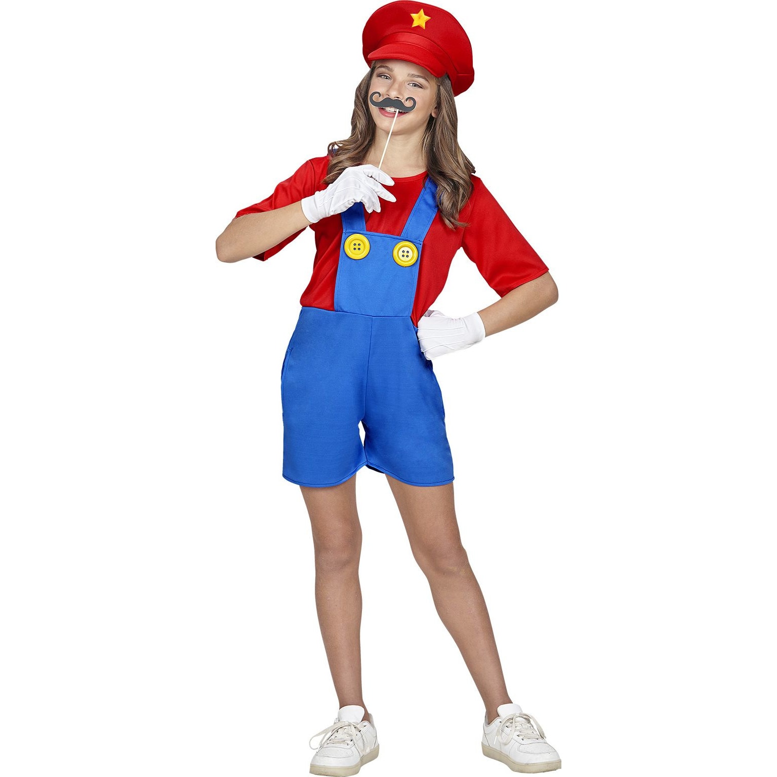Costum Super Mario pentru fetite 140 cm 8-10 ani