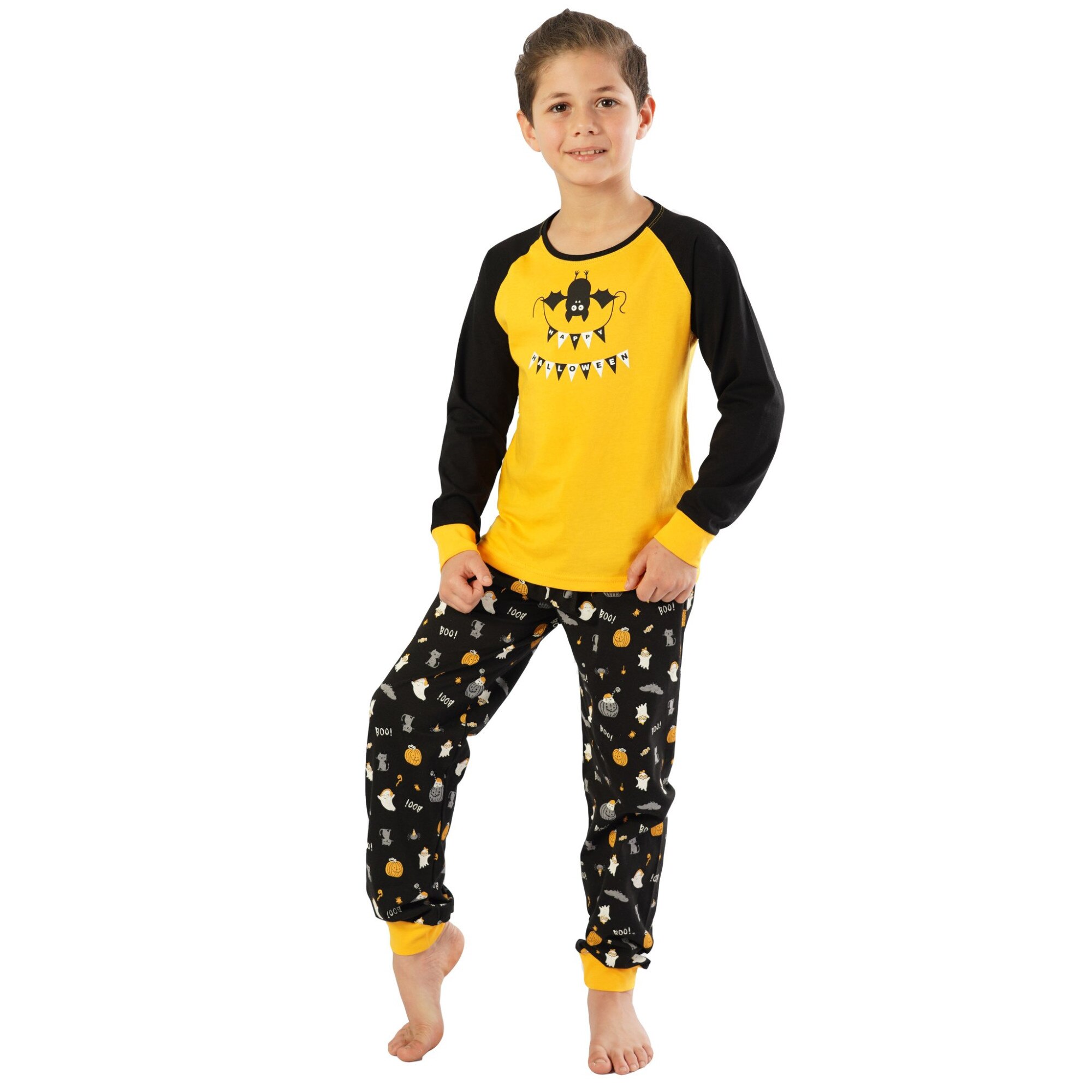 Pijama copii cu model liliac