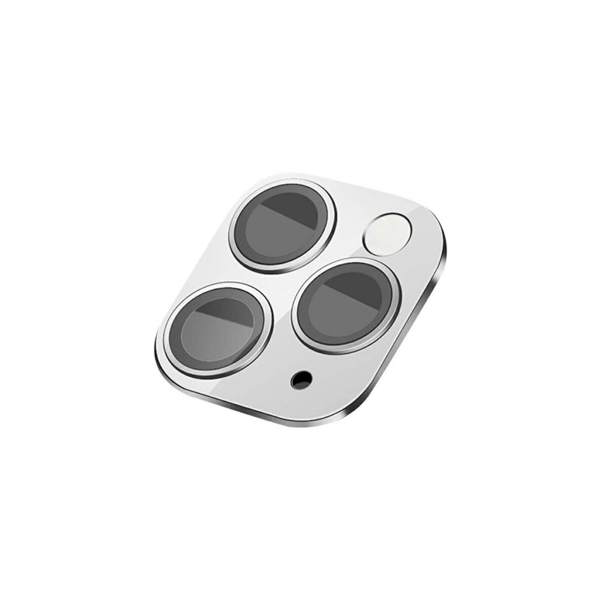 Folie pentru camera iPhone 11 Pro Max, sticla securizata, 9H, Alb