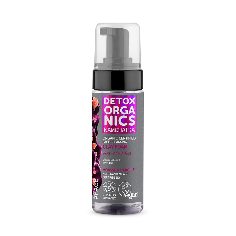 Spuma de curatare faciala Natura Siberica Detox Organics Kamchatka, 160 ml