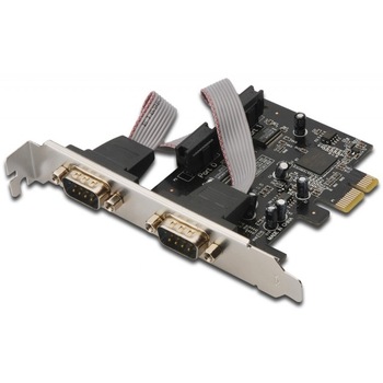 Placa PCI EXPRESS - Serial, 2 porturi, Digitus Placa PCI EXPRESS - Serial, 2 porturi, Digitus