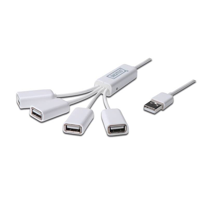 HUB USB Digitus 4x USB-A 2.0 (ADA70216)