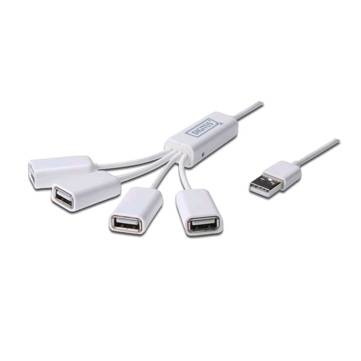 HUB USB 2.0 4 spider порта Digitus