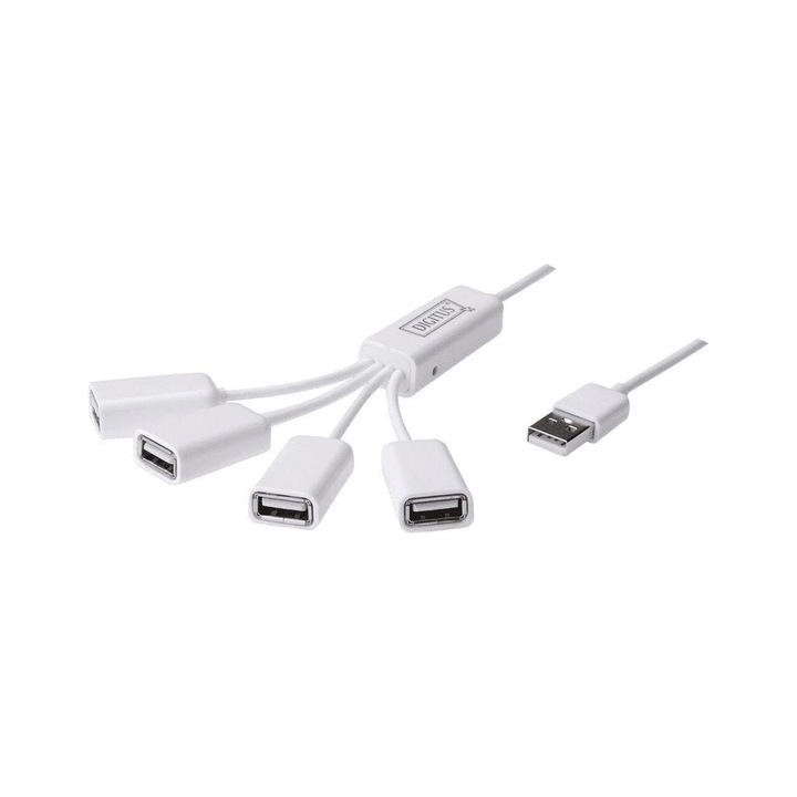 HUB USB 2.0 4 porturi spider, Digitus