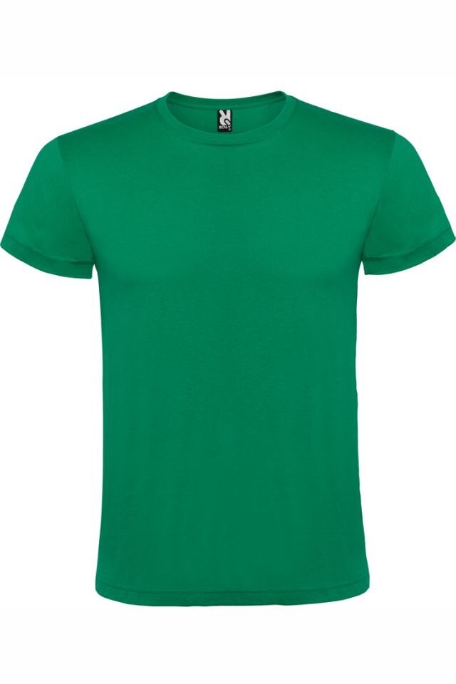 Tricou Atomic cu maneca scurta, bumbac, verde, S