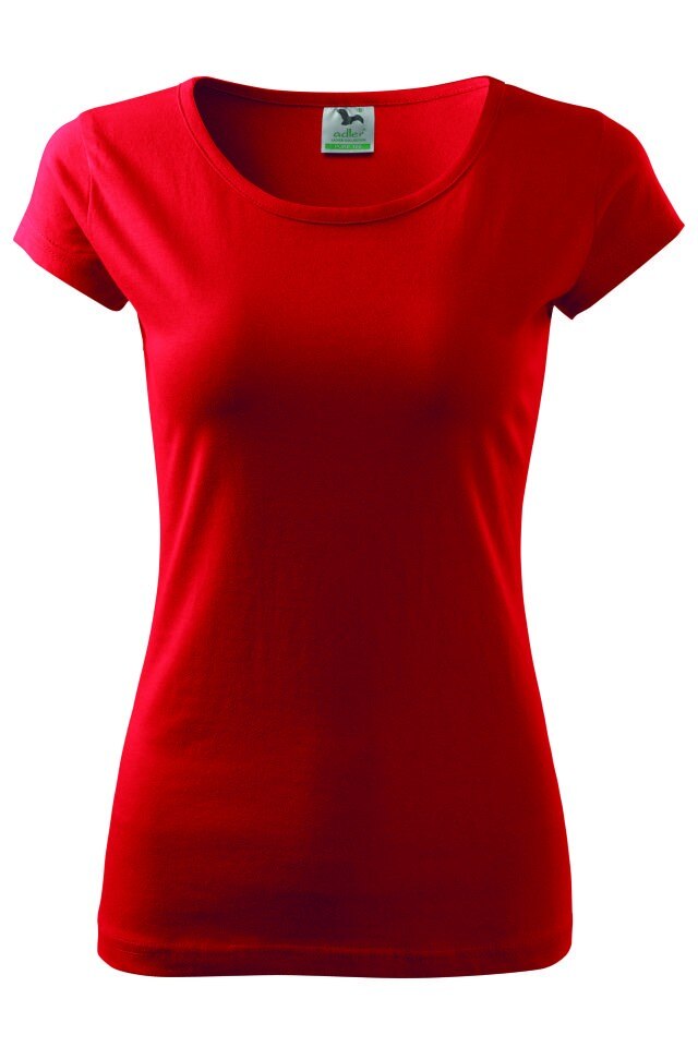 Tricou bumbac dama Pure, Rosu