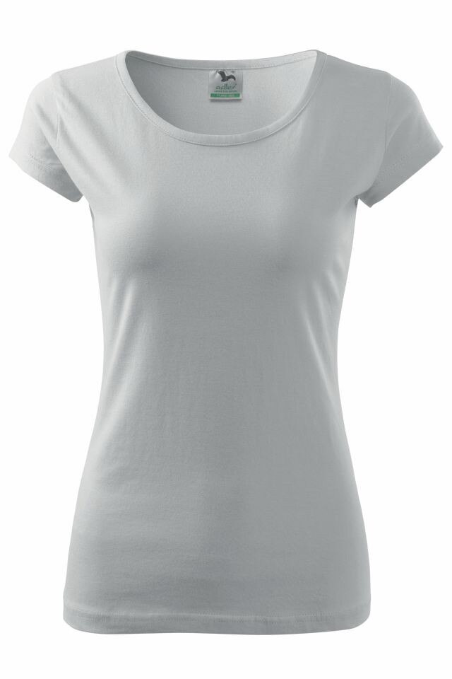 Tricou bumbac dama Pure, Alb