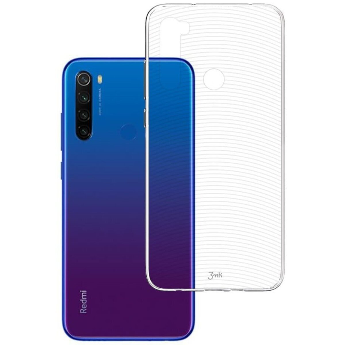 Husa Silicon Armor Transparenta 3MK pentru Xiaomi Redmi Note 8T
