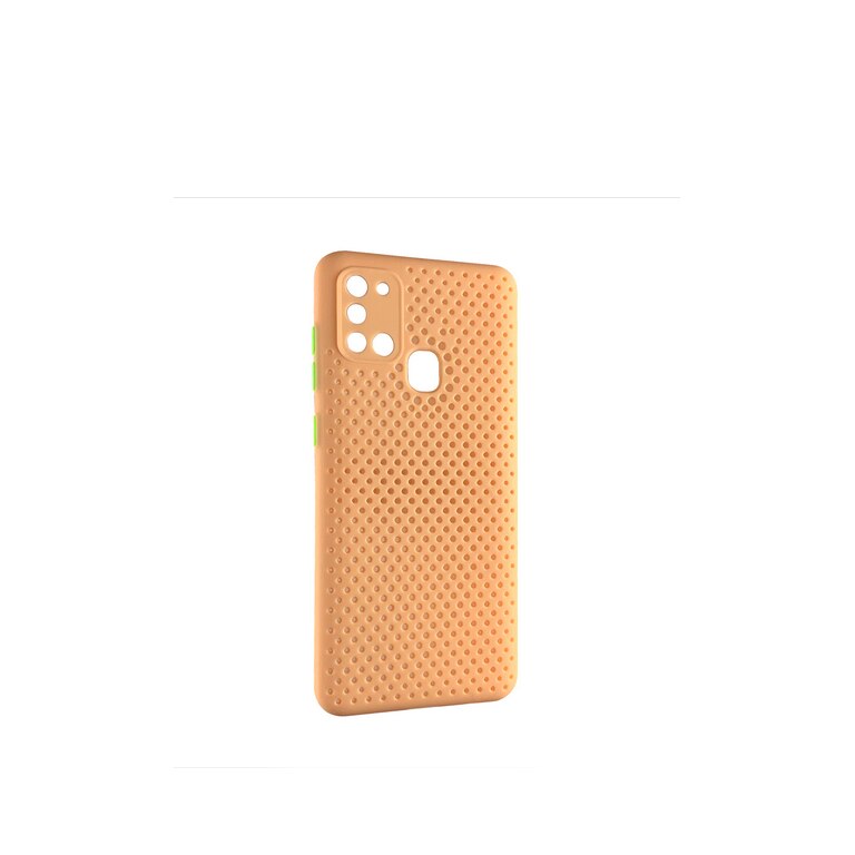 Husa pentru Samsung Galaxy A21s,Silicon Breath,Roz Deschis,Paramount