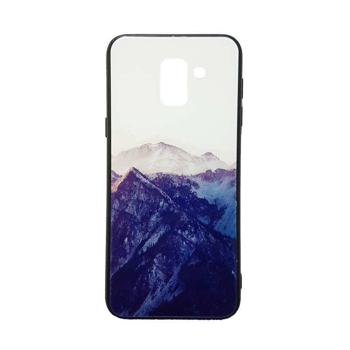 Луксозен калъф GlassCase за Samsung Galaxy J6 2018, J600 Mountains