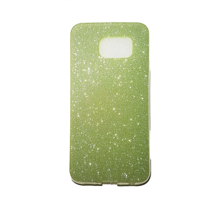 Кейс "Jelly Case Glitter" за Samsung Galaxy S6, G920, зелен