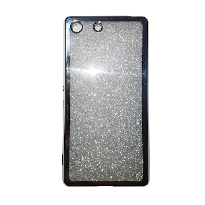 Кейс "Bling Case Glitter" за Sony Xperia M5 сребрист