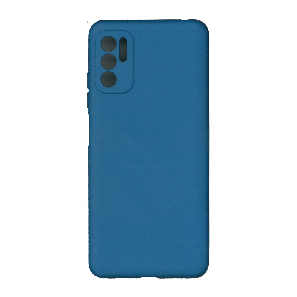 Husa Liquid, din silicon mat, pentru Redmi Note 10 5G, albastru