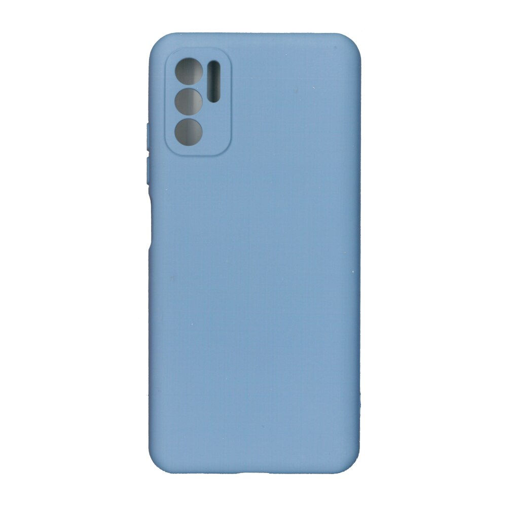 Husa Liquid, din silicon mat, pentru Redmi Note 10 5G, bleu