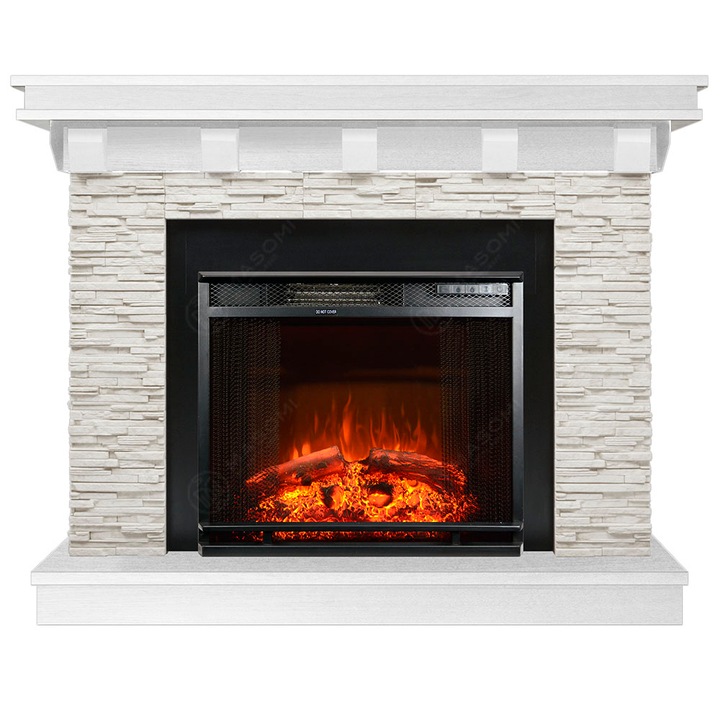 Semineu electric, Masomi, Sheldon 26 & Nexus-23' 1600 W, Alb, 112*95*31 cm