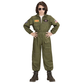 Costum pilot avion Jet Fighter premium baieti 160 cm 12-13 ani Costum pilot avion Jet Fighter premium baieti 160 cm 12-13 ani