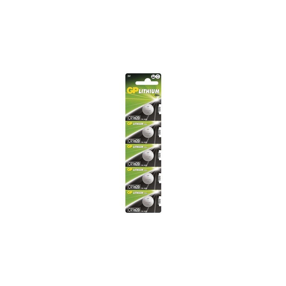 Set 5 bucati baterie plata litiu Gp cr1620 3v 1x Blister