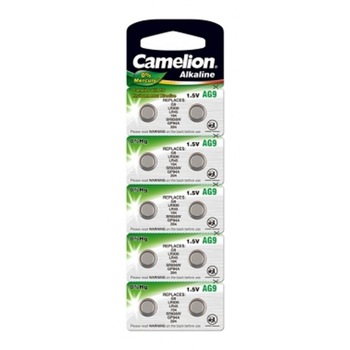 Set 10 bucati baterie pentru ceas Camelion 394 380 ag9 sr936sw 60mah 1.55v 1x Blister Set 10 bucati baterie pentru ceas Camelion 394 380 ag9 sr936sw 60mah 1.55v 1x Blister