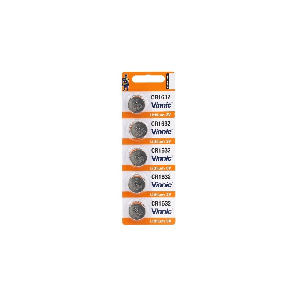 Set 5 bucati baterie plata Vinnic cr1632 125mah 3v 1x Blister