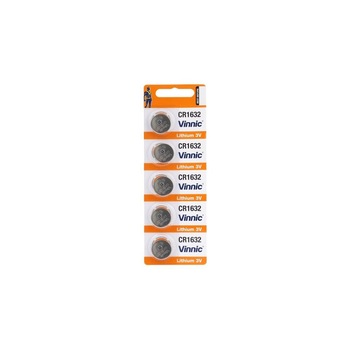 Set 5 bucati baterie plata Vinnic cr1632 125mah 3v 1x Blister Set 5 bucati baterie plata Vinnic cr1632 125mah 3v 1x Blister