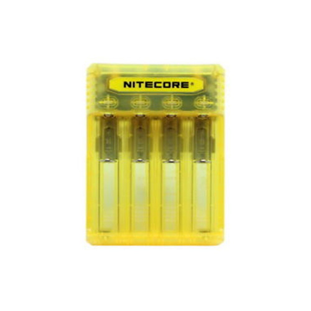 Incarcator rapid cu 4 canale Nitecore q4 2a pentru imr li-ion Galben