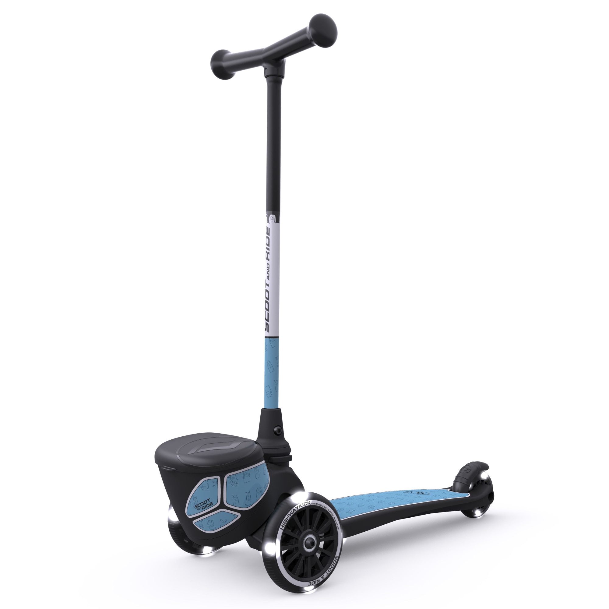Scoot and Ride Trotinete 2 em 1 Highwaykick One Steel