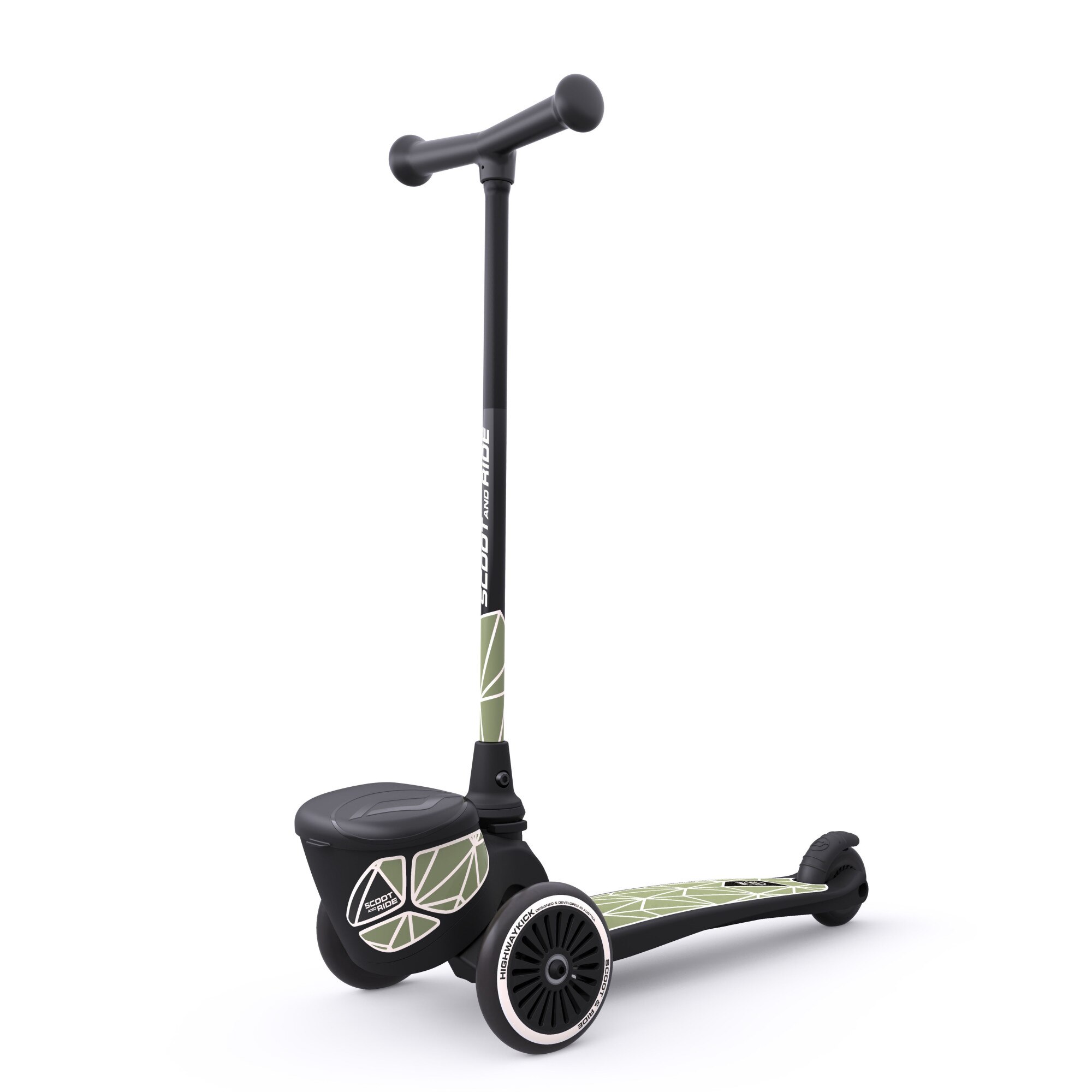 Trotineta HighwayKick 2 Lifestyle Pliabila, 2 ani +, Green Line