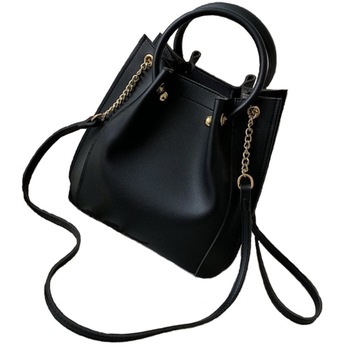 Geanta dama, JERMYN'S Christa, piele, negru Geanta dama, JERMYN'S Christa, piele, negru