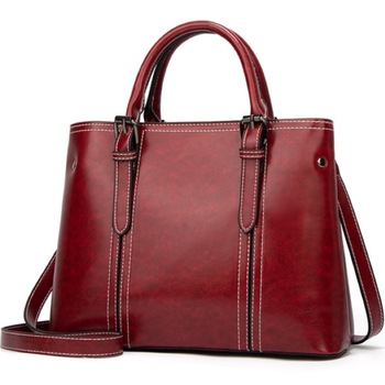 Geanta dama, JERMYN'S Caroline, piele, rosu