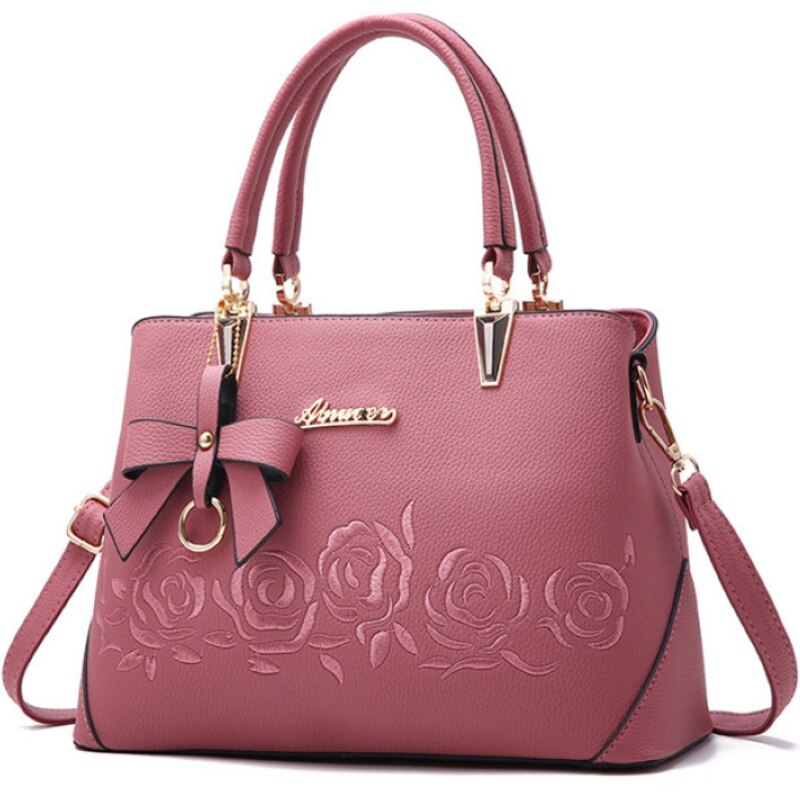 Geanta dama, JERMYN'S Fiona, piele, roz liliac