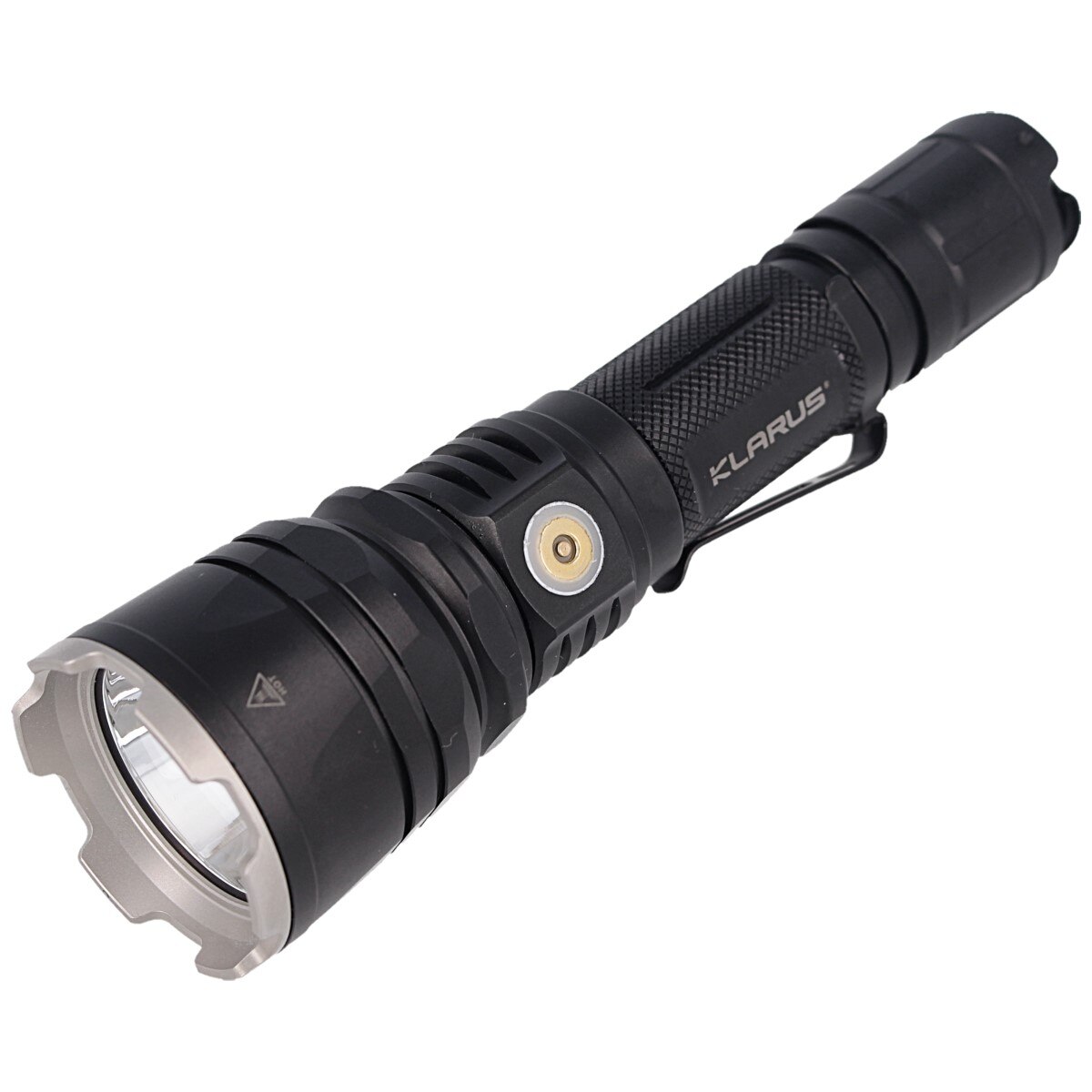 Lanterna Klarus XT12GT, 1600 lm, 603 m, LED, 1 x 18650 reincarcabil, IPX-8, 161.5 mm, Negru