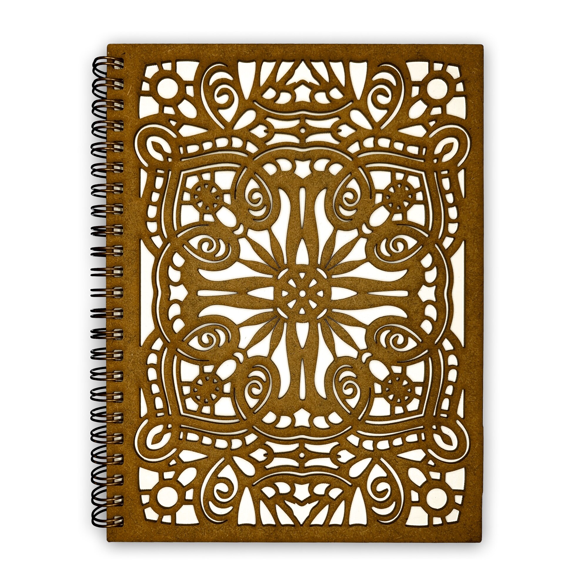 Agenda Lemn Decupata A5 80 file - Oriental Style