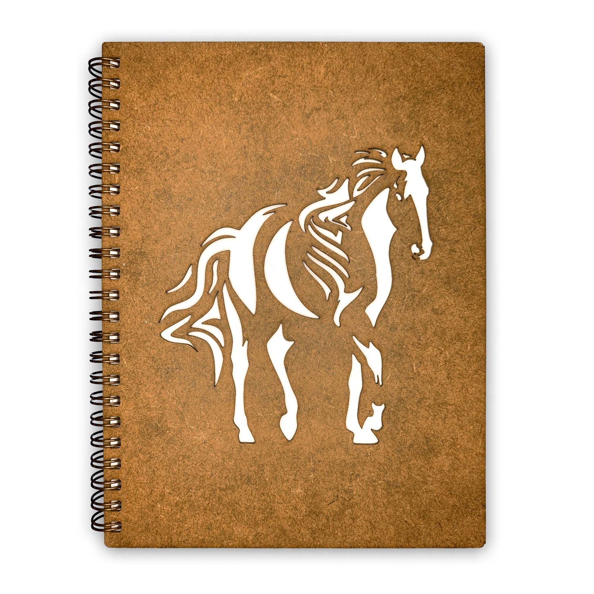 Agenda Lemn Decupata A5 80 file - Cal