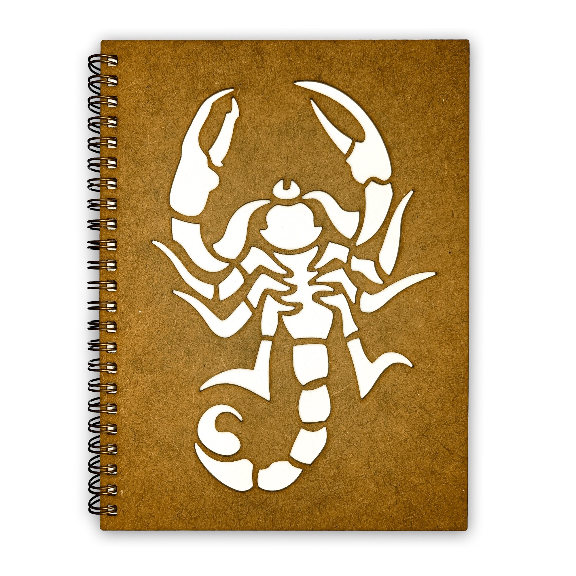 Agenda Lemn Decupata A5 80 file - Scorpion