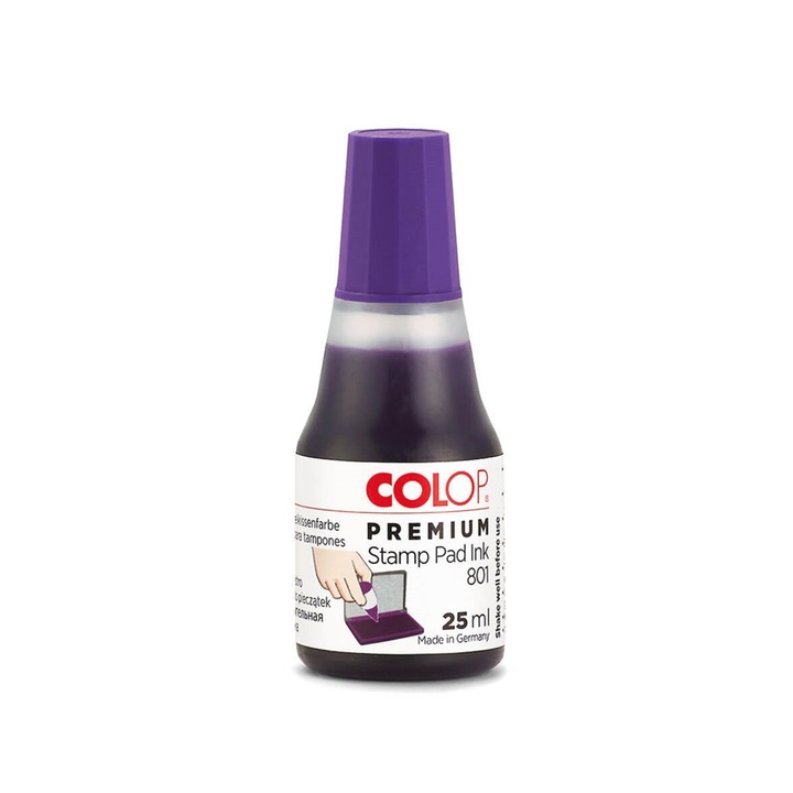 Bélyegzőfesték C 801/25 ml, Colop lila