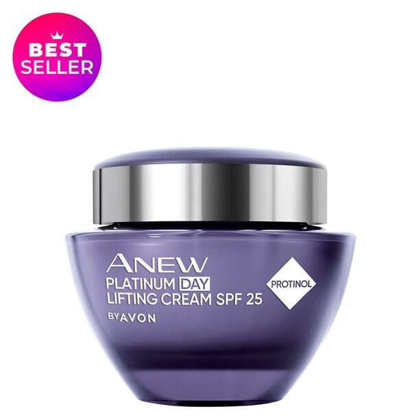 Комплект Avon Anew Platinum Set, Дневен крем SPF25, 50 мл, Нощен крем ...