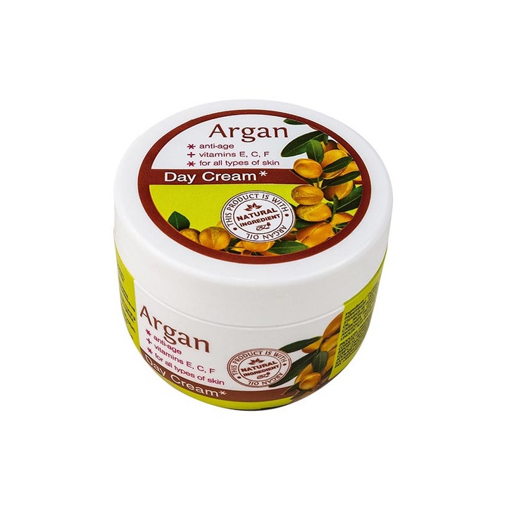 Ránctalanító nappali krém arcra argán olajjal 100 ml