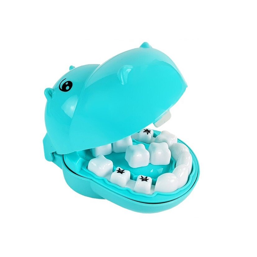 Set trusa dentist pentru copii, hipopotam albastru, 7393