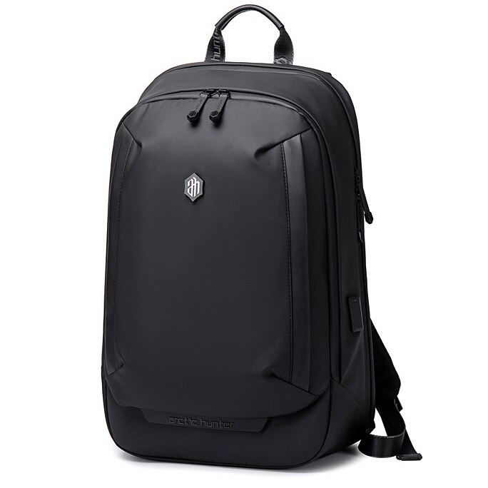 Rucsac laptop Business-Travel Arctic Hunter, impermeabil, port USB, 15.6", negru, model AHB443