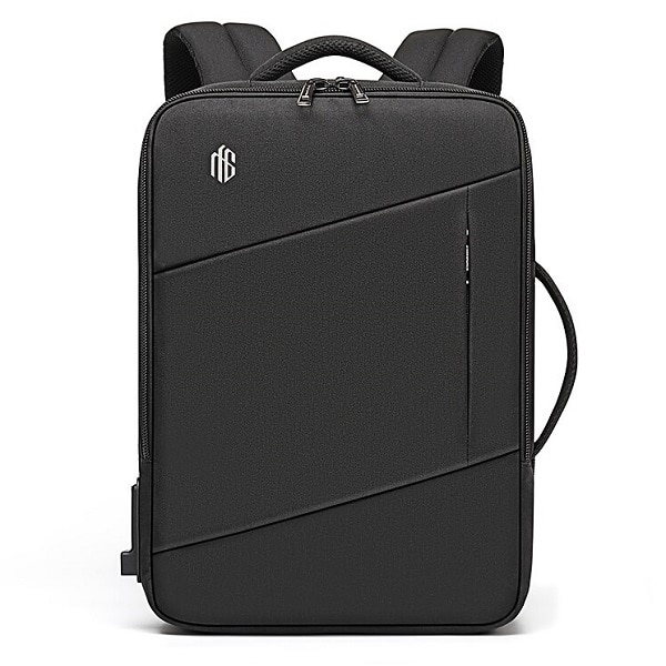 Rucsac laptop Business-Travel Arctic Hunter, impermeabil, port USB, 15.6", negru, model AHB345