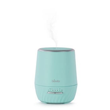 Difuzor De Arome Biovita Bella, 120 ml, Turcoaz, Iluminare LED Color, Timer, 8 Ore Autonomie Difuzor De Arome Biovita Bella, 120 ml, Turcoaz, Iluminare LED Color, Timer, 8 Ore Autonomie