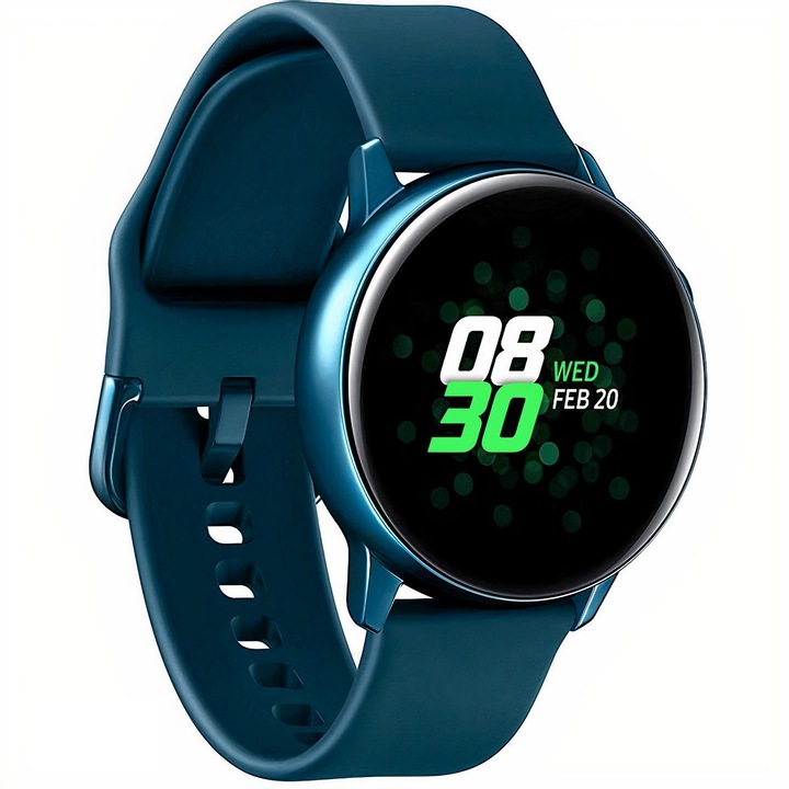 Smartwatch KingWear® idealStore, 1,3-инчов HD сензорен екран, водоустойчив, крачкомер, мониторинг на пулса, кръвно налягане, напомняне за заседнал начин, спортен режим, син