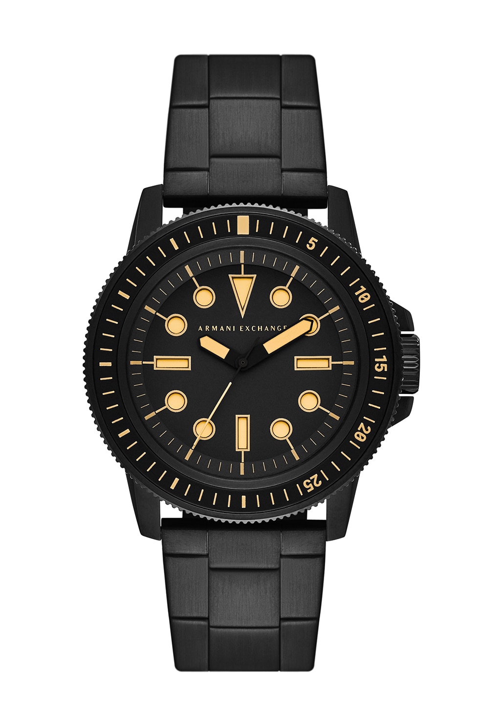 ARMANI EXCHANGE, Ceas de otel inoxidabil, Negru