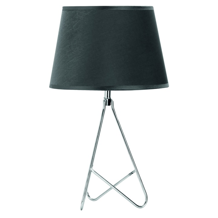 Настолна лампа Lightex TINI, 1*Е27, Сив